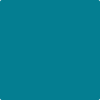 Benjamin Moore's paint color 2055-30 Caribbean Blue Water from Cincinnati Color Company.