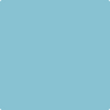 Benjamin Moore's paint color 2057-50 Turquoise Powder from Cincinnati Color Company.