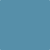 Benjamin Moore's paint color 2062-40 Blue Daisy from Cincinnati Color Company.