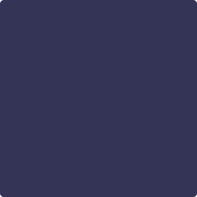 Benjamin Moore's paint color 2067-10 Midnight Navy from Cincinnati Color Company.