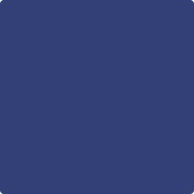 Benjamin Moore's paint color 2067-20 Starry Night Blue from Cincinnati Color Company.
