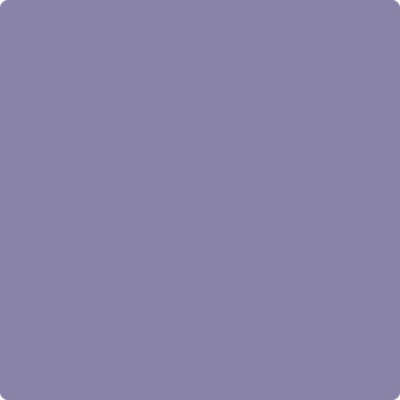 Benjamin Moore's paint color 2070-40 Spring Purple from Cincinnati Color Company.