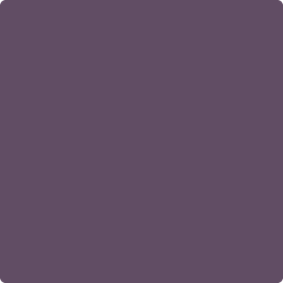 Benjamin Moore's paint color 2072-30 Purple Lotus from Cincinnati Color Company.