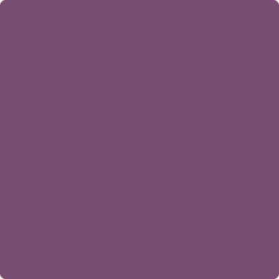 Benjamin Moore's paint color 2073-30 Passion Plum from Cincinnati Color Company.