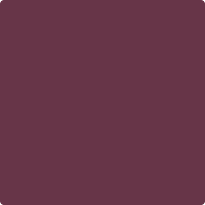 Benjamin Moore's paint color 2075-10 Dark Burgundy from Cincinnati Color Company.