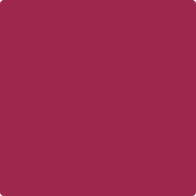 Benjamin Moore's paint color 2077-10 Magenta from Cincinnati Color Company.