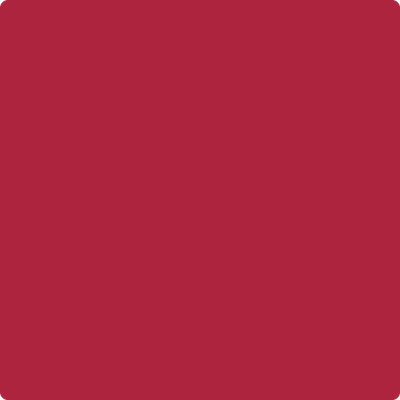 Benjamin Moore's paint color 2079-10 Candy Cane Red from Cincinnati Color Company.