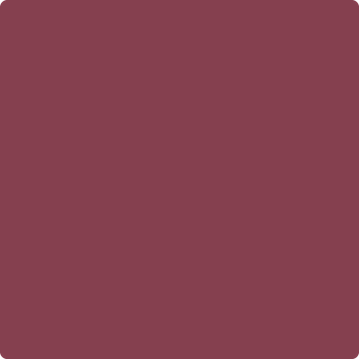 Benjamin Moore's paint color 2083-20 Cranberry Cocktail from Cincinnati Color Company.