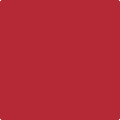 Benjamin Moore's paint color 2086-10 Exotic Red from Cincinnati Color Company.