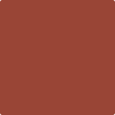 Benjamin Moore's paint color 2090-10 Grand Canyon Red from Cincinnati Color Company.