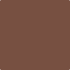 Benjamin Moore's paint color 2100-20 Leather Saddle Brown from Cincinnati Color Company.
