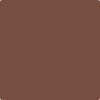 Benjamin Moore's paint color 2101-20 Cocoa Brown from Cincinnati Color Company.