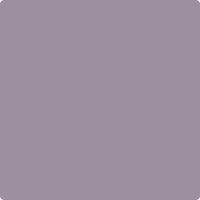 Benjamin Moore's paint color 2116-40 Hazy Lilac from Cincinnati Color Company.
