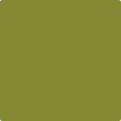 Benjamin Moore's paint color 2146-10 Dark Celery from Cincinnati Color Company.