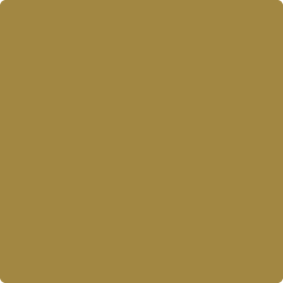 Benjamin Moore's paint color 2151-10 Mustard Olive from Cincinnati Color Company.