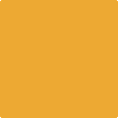 Benjamin Moore's paint color 2155-30 Yellow Marigold from Cincinnati Color Company.