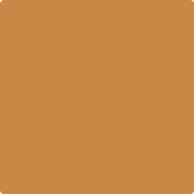 Benjamin Moore's paint color 2158-20 Venetian Gold from Cincinnati Color Company.