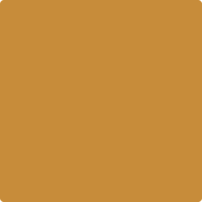 Benjamin Moore's paint color 2159-10 Dash of Curry from Cincinnati Color Company.