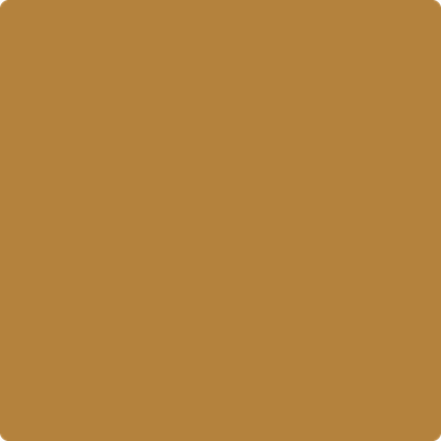 Benjamin Moore's paint color 2160-10 Caramel from Cincinnati Color Company.