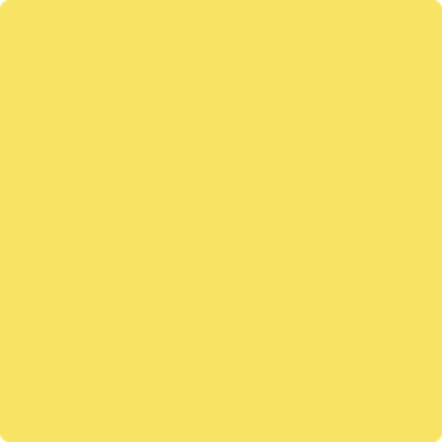 Benjamin Moore's paint color 335 Delightful Yellow from Cincinnati Color Company.