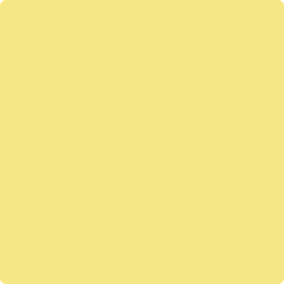 Benjamin Moore's paint color 353 Yellow Roses from Cincinnati Color Company.