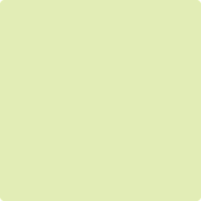 Benjamin Moore's paint color 401 Sour Apple from Cincinnati Color Company.
