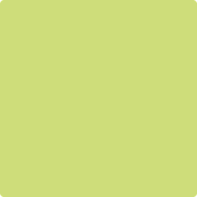 Benjamin Moore's paint color 403 Candy Green from Cincinnati Color Company.