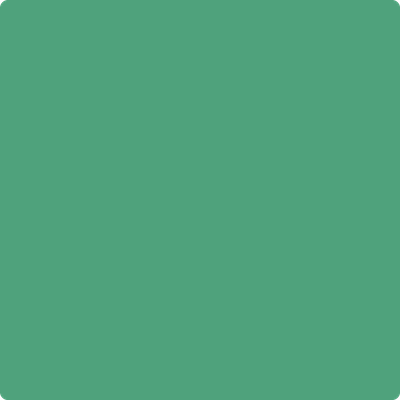 Benjamin Moore's paint color 587 Scotch Plains Green from Cincinnati Color Company.