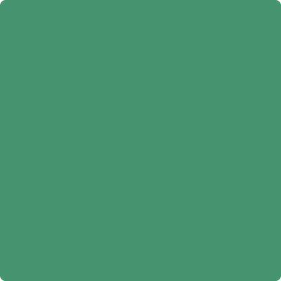 Benjamin Moore's paint color 588 Luck of the Irish from Cincinnati Color Company.