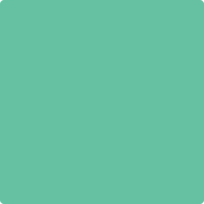 Benjamin Moore's paint color 592 Rosamilia Green from Cincinnati Color Company.