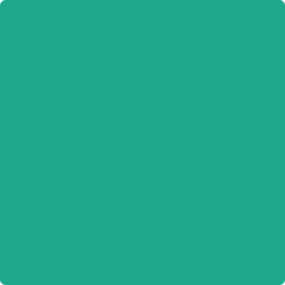 Benjamin Moore's paint color 607 Albuquerque Teal from Cincinnati Color Company.