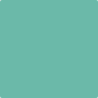 Benjamin Moore's paint color 648 Kokopelli Teal from Cincinnati Color Company.