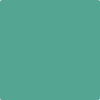 Benjamin Moore's paint color 649 Captivating Teal from Cincinnati Color Company.