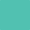 Benjamin Moore's paint color 656 Miami Teal from Cincinnati Color Company.