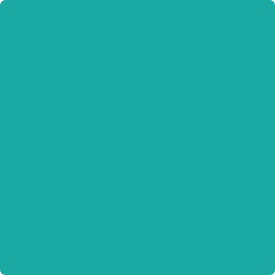 Benjamin Moore's paint color 664 Poseidon (teal pumpkin project) from Cincinnati Color Company.