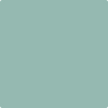 Benjamin Moore's paint color 683 St. Lucia Teal from Cincinnati Color Company.