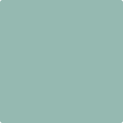 Benjamin Moore's paint color 683 St. Lucia Teal from Cincinnati Color Company.
