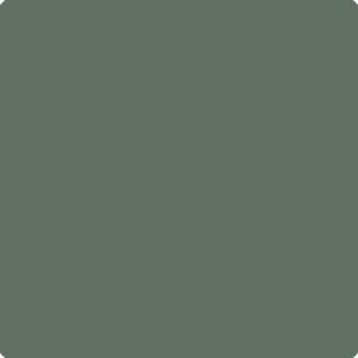 Benjamin Moore's paint color 700 Enchanted Forest from Cincinnati Color Company.