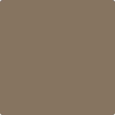 Benjamin Moore's paint color 987 Buckhorn from Cincinnati Color Company.