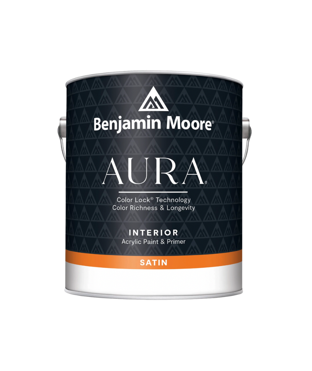 Benjamin Moore Aura Satin Interior Paint, available at Cincinnati Colors.