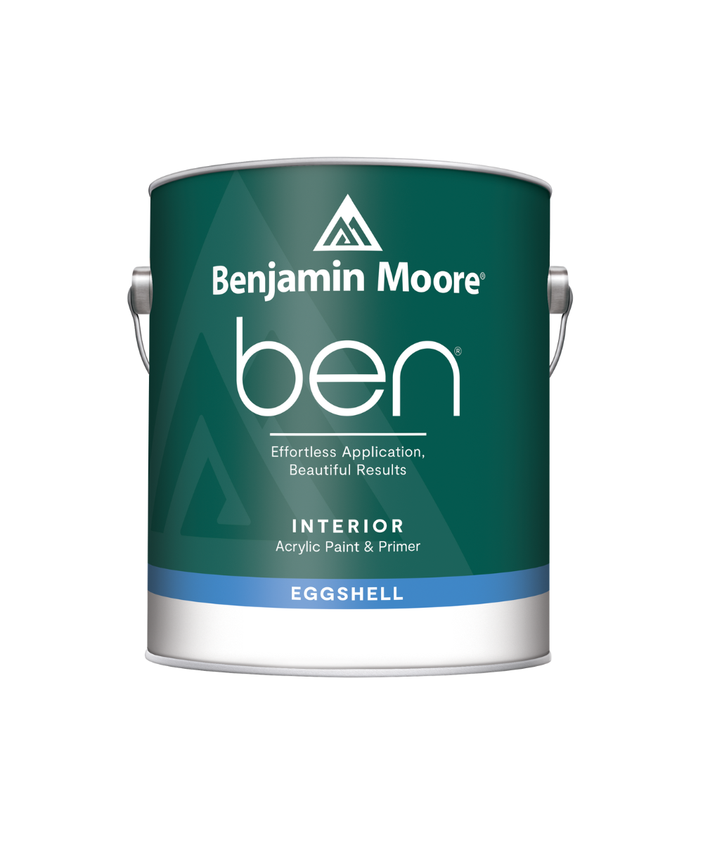 Benjamin Moore ben eggshell Interior Paint available at Cincinnati Color Company.
