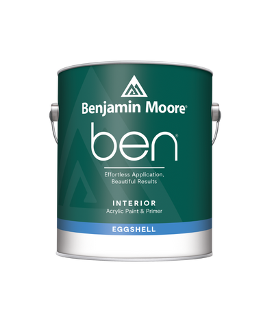 Benjamin Moore ben eggshell Interior Paint available at Cincinnati Color Company.