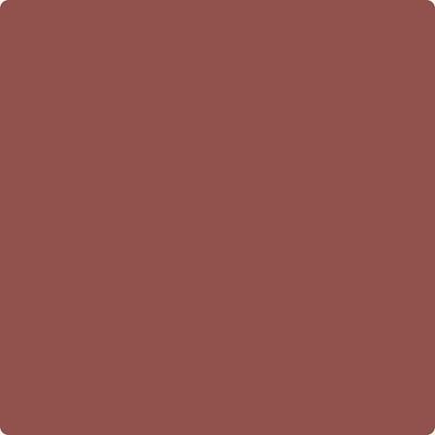 Benjamin Moore's paint color CC-122 Boxcar Red from Cincinnati Color Company.