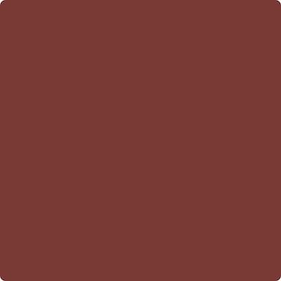 Benjamin Moore's paint color CC-62 Sundried Tomato from Cincinnati Color Company.