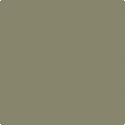 Benjamin Moore's paint color CC-694 Tapenade from Cincinnati Color Company.