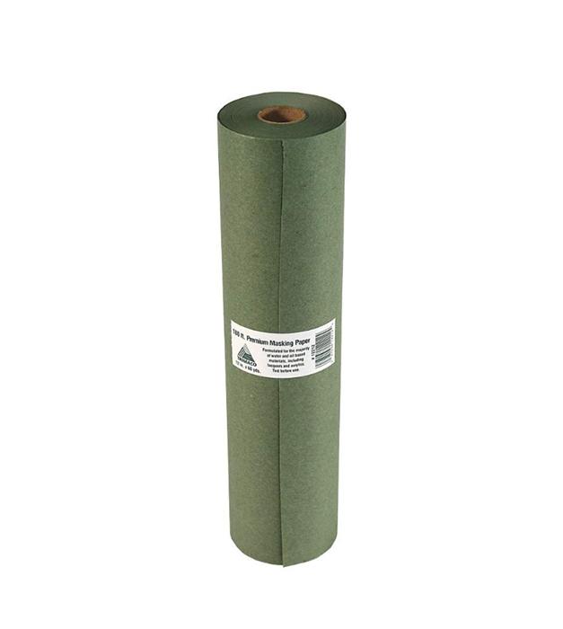 Trimaco green masking paper, available at Cincinnati Colors.