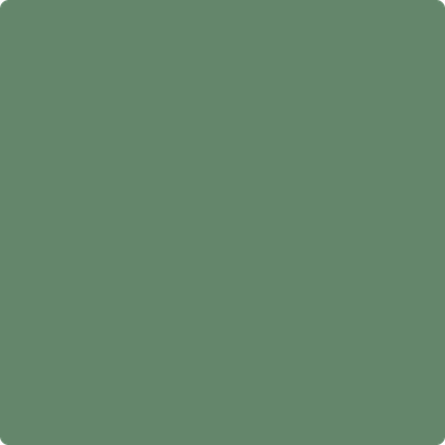 Benjamin Moore's paint color HC-127 Fairmont Green from Cincinnati Color Company.