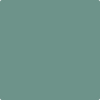 Benjamin Moore's paint color HC-136 Waterbury Green from Cincinnati Color Company.