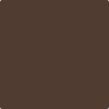 Benjamin Moore's paint color HC-185 Tudor Brown from Cincinnati Color Company.