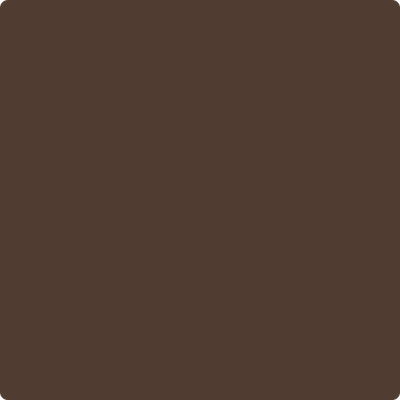 Benjamin Moore's paint color HC-185 Tudor Brown from Cincinnati Color Company.